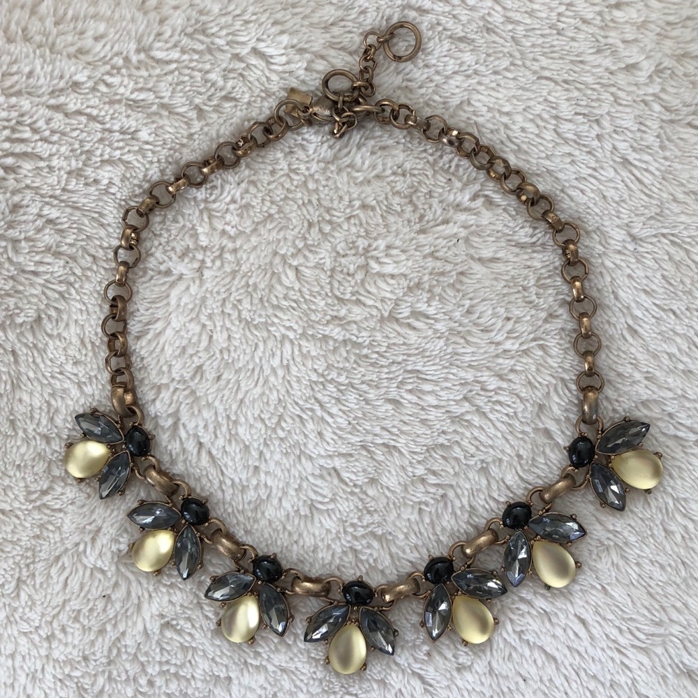Banana Republic Floral Statement Necklace